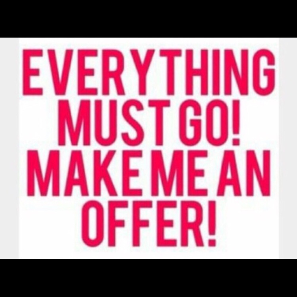 No REASONABLE offer refused. Bundle and save!